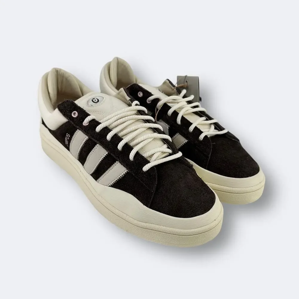 Adidas X Bad Bunny Campus Sneaker Shoes Mens Size 12.5 Brown Cream Suede